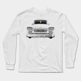 1958 Chevrolet Apache 3100 Pickup Truck Long Sleeve T-Shirt